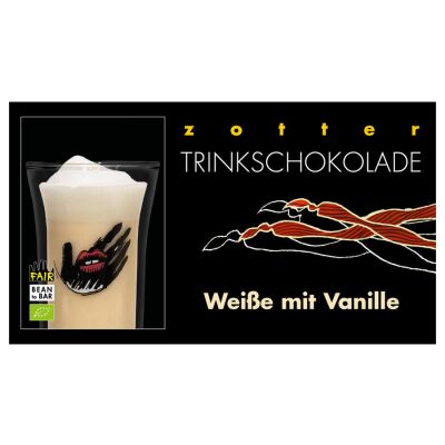 bio Trinkschokolade Wei&szlig;e mit Vanille  5x22g